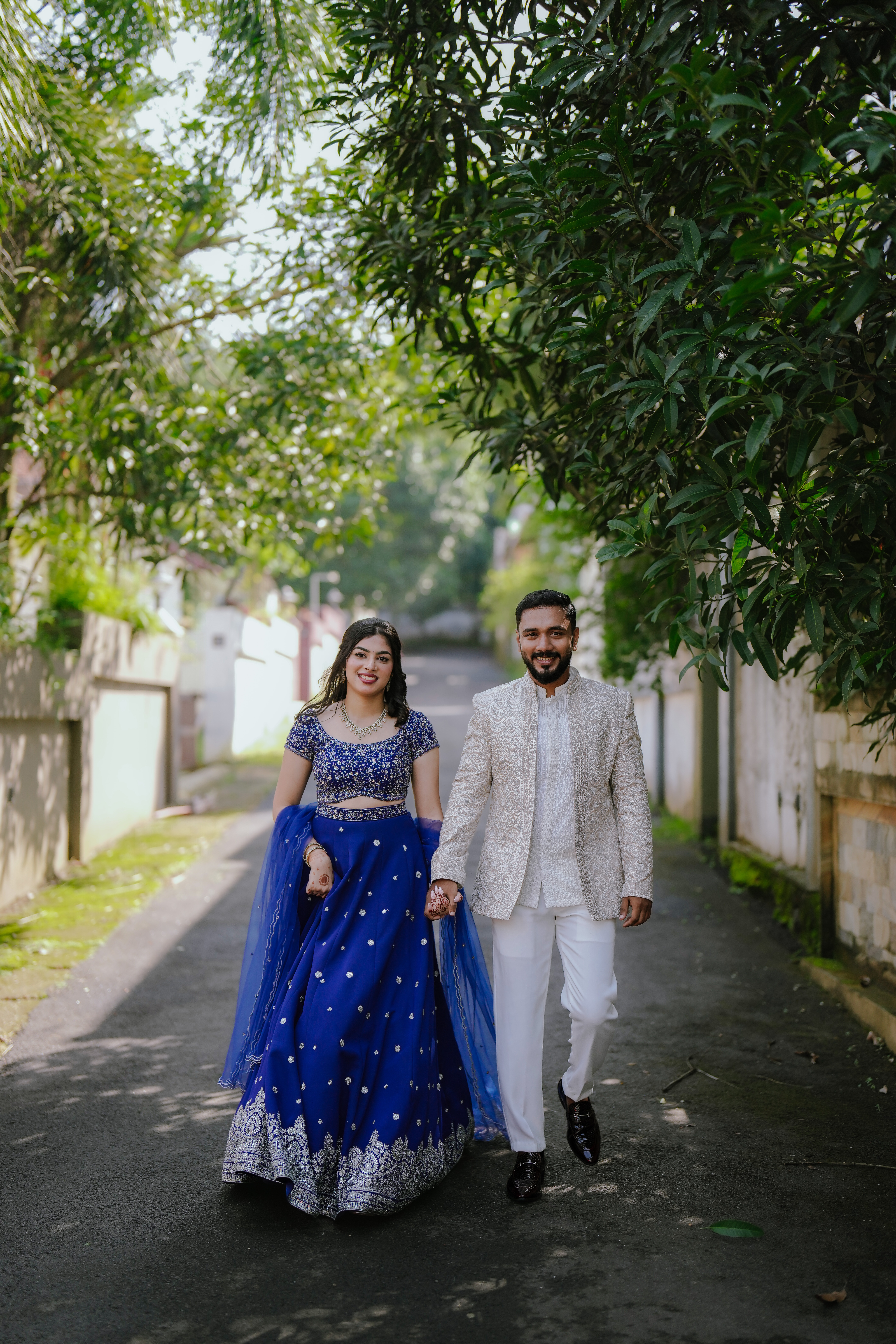 Basil and Susan walking together